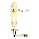 Project Oxford lever on euro backplate - 168mm x 42mm