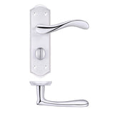 Project Asti lever on bathroom backplate