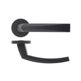 Hydra lever on round rose