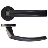 Hydra lever on round rose