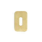 Standard Profile Escutcheon - Rosso Mini Squircle - 50 x 32 x 3