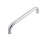 Aluminium 19mm D Shape Pull Handle Bolt Through Fixing F2 Finish