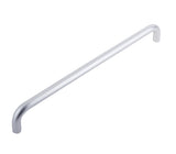 Aluminium 19mm D Shape Pull Handle Bolt Through Fixing F2 Finish