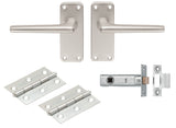 Aluminium Lever Latch Door Pack