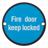 Fire Door Keep Locked Symbols