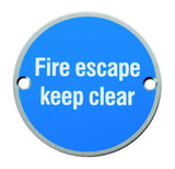Fire Escape keep Clear Symbols