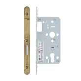 2 Piece - DIN euro deadlock - backset 55mm - radius