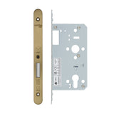 2 Piece - DIN euro deadlock - backset 60mm - radiu