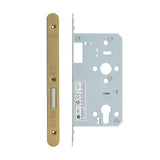 2 Piece - DIN euro deadlock - backset 60mm - radiu