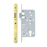 2 Piece - DIN night latch - 72mm c/c - backset 55mm - radius