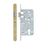 2 Piece - DIN night latch - 72mm c/c - backset 55mm - radius