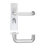 Return to Door Lever on Bathroom Backplate