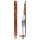 Lever action flush bolt - 20 x 200mm - radius