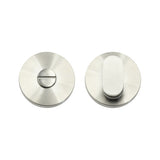 Peanut Turn and Release complete with escutcheons & 5mm Spindle - Grade 304