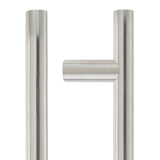 19mm Guardsman Pull Handle - 425mm Centers - Grade 304 - Bolt Through fixings