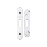 Spare Acc Pk for UK Dead Locks - contains Radius Forend, Strike and Fixing Screws