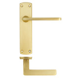 Leon lever on latch backplate