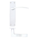 Toledo Lever on latch backplate