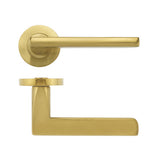 Venice lever on round rose