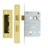 3 Lever Sash Lock 2.5" - smaller case