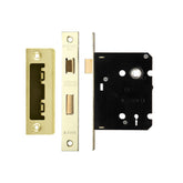 3 Lever Sash Lock 3" - smaller case