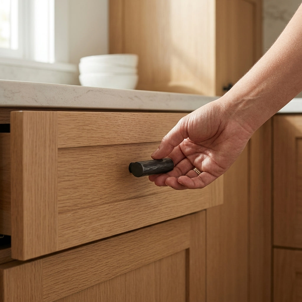 Leila Hammered T-Bar Knob