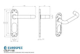 Stainless Steel Safety and Straight Lever on Inner Backplate