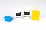 Stainless Steel Cleaner Kit (conditioner-100ml, shampoo-100ml, sponge & gloves)