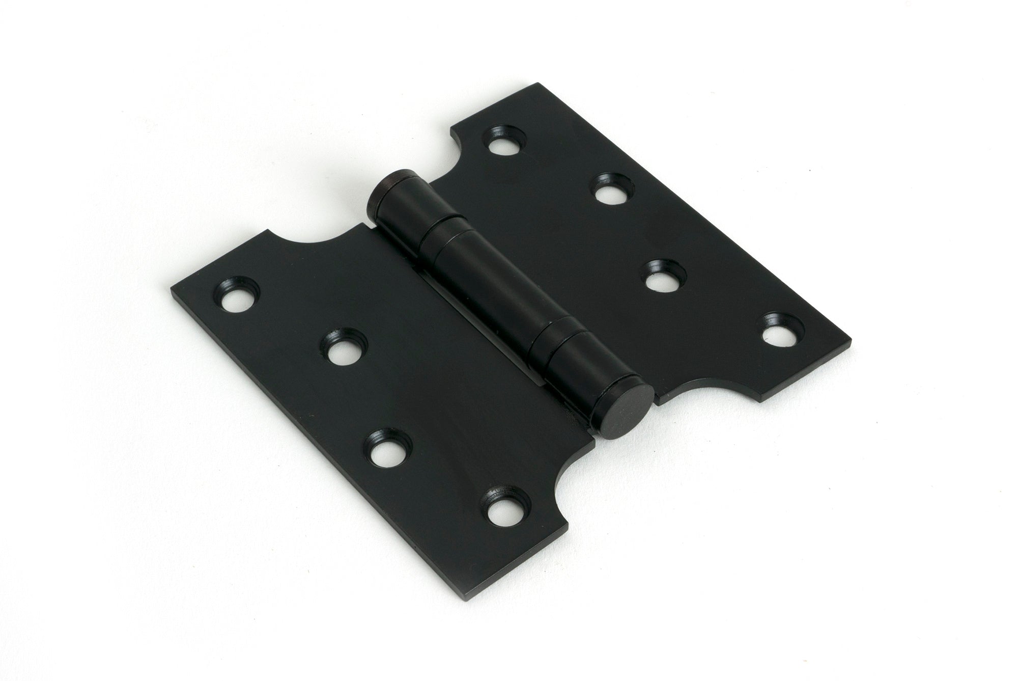 Black 4" x 2" x 4" Parliament Hinge (pair) ss