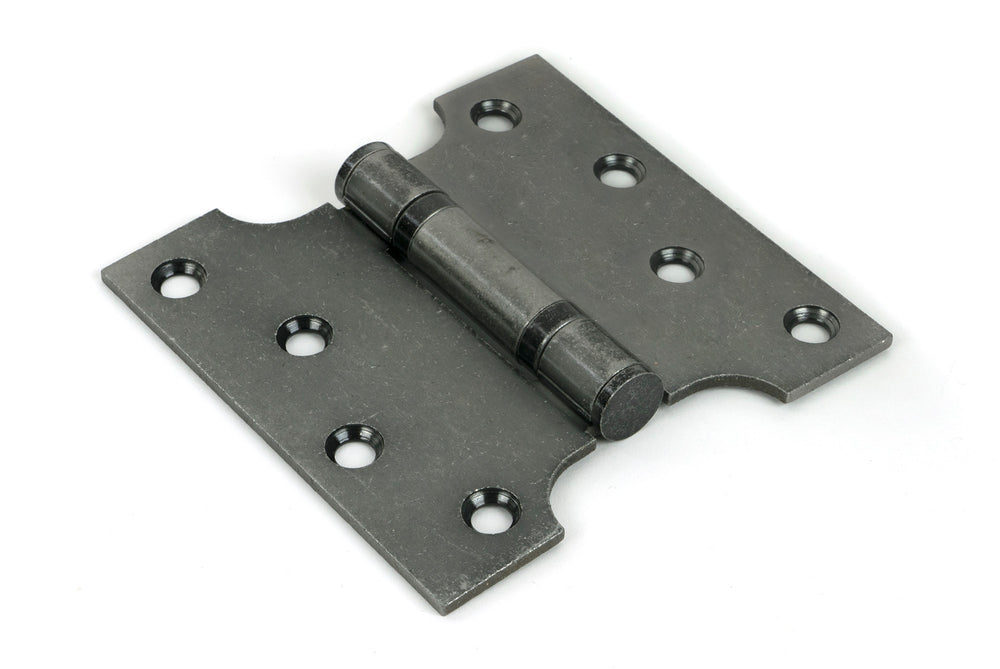 Pewter 4" x 2" x 4" Parliament Hinge (pair) ss