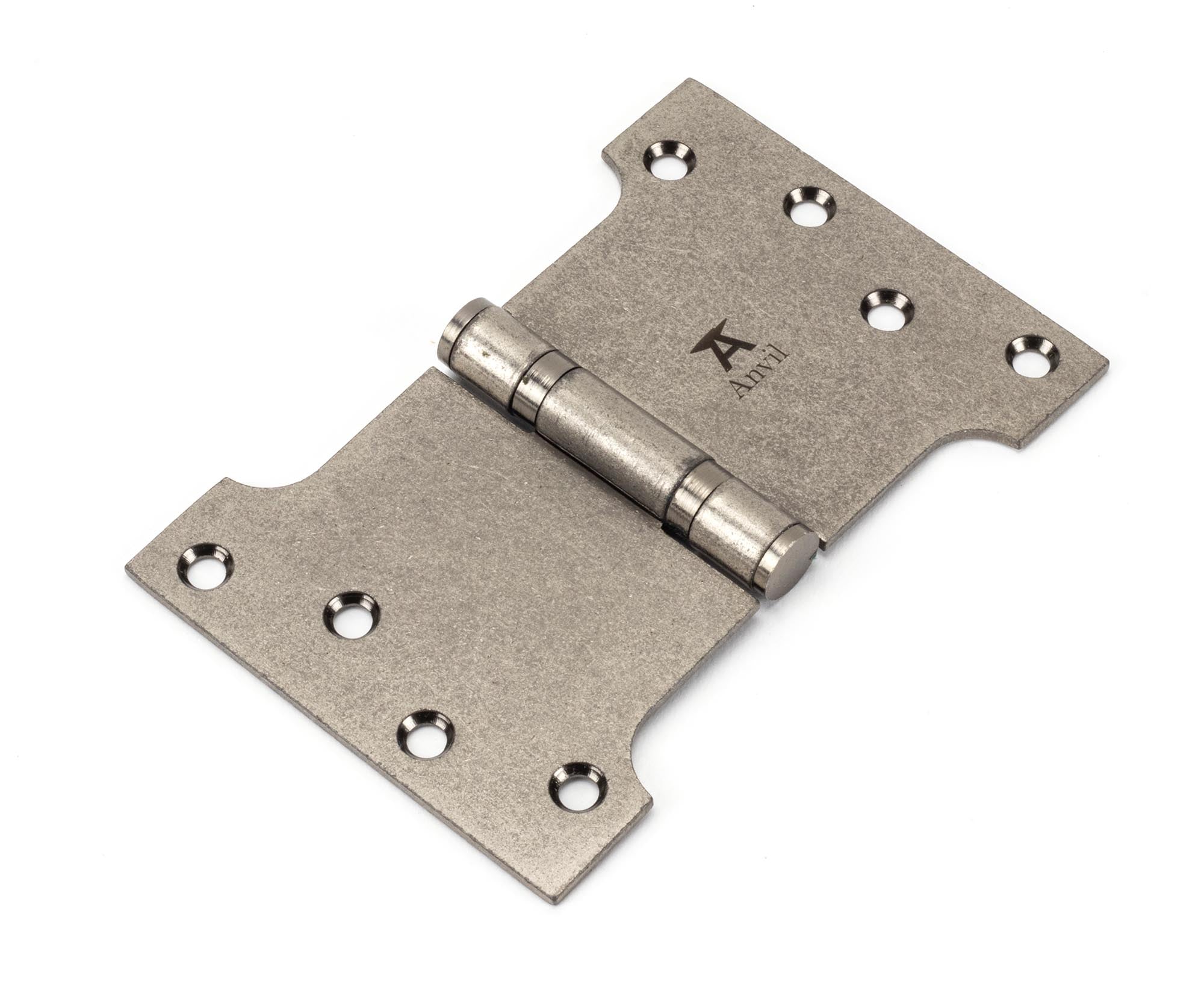 Pewter 4" x 4" x 6" Parliament Hinge (pair) ss