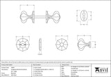 Octagonal Mortice/Rim Knob Set