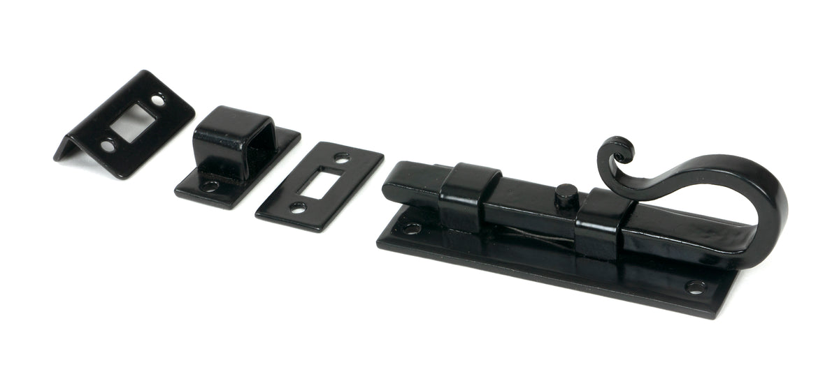 Black 4" Shepherd's Crook Universal Bolt