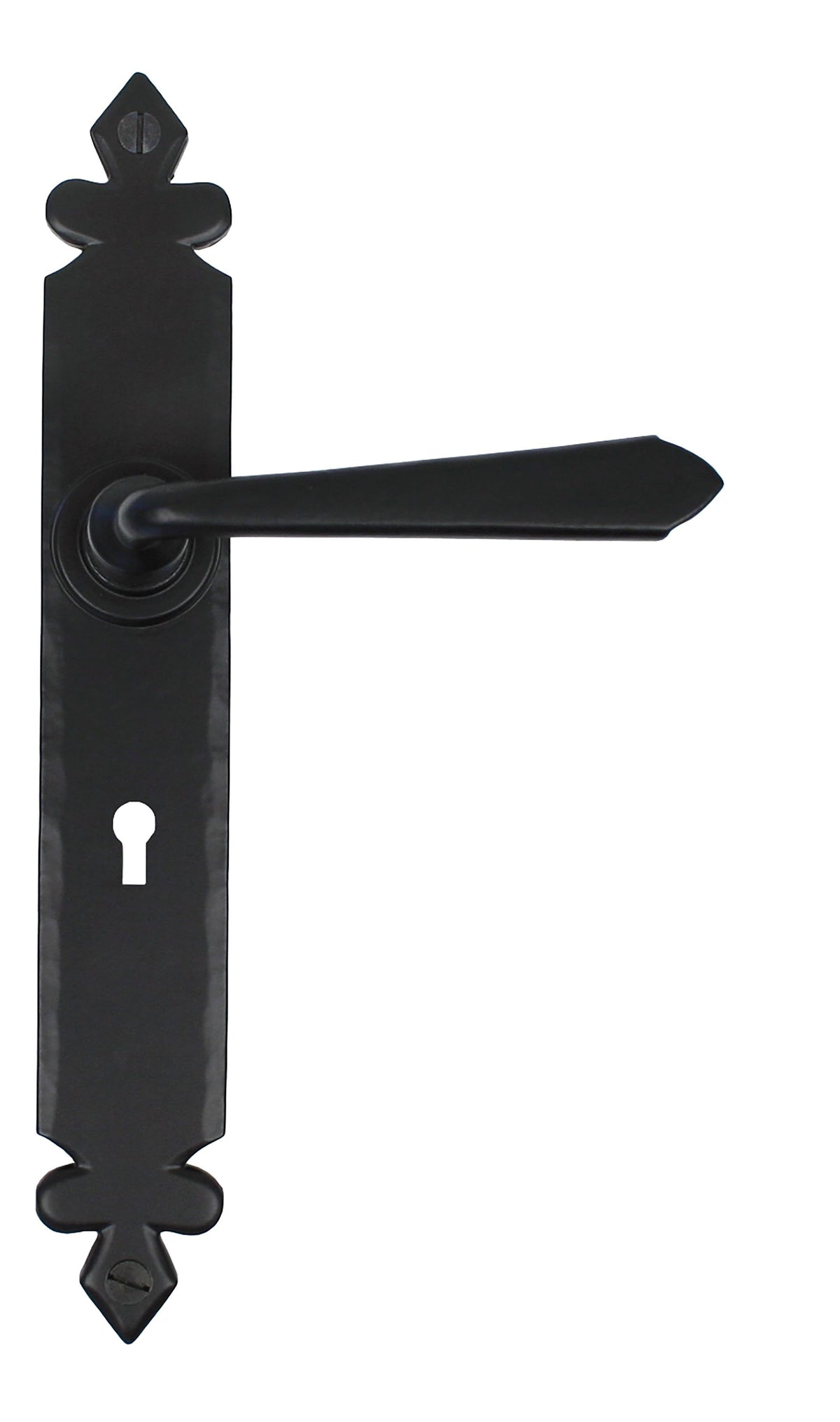 Black Cromwell Lever Lock Set