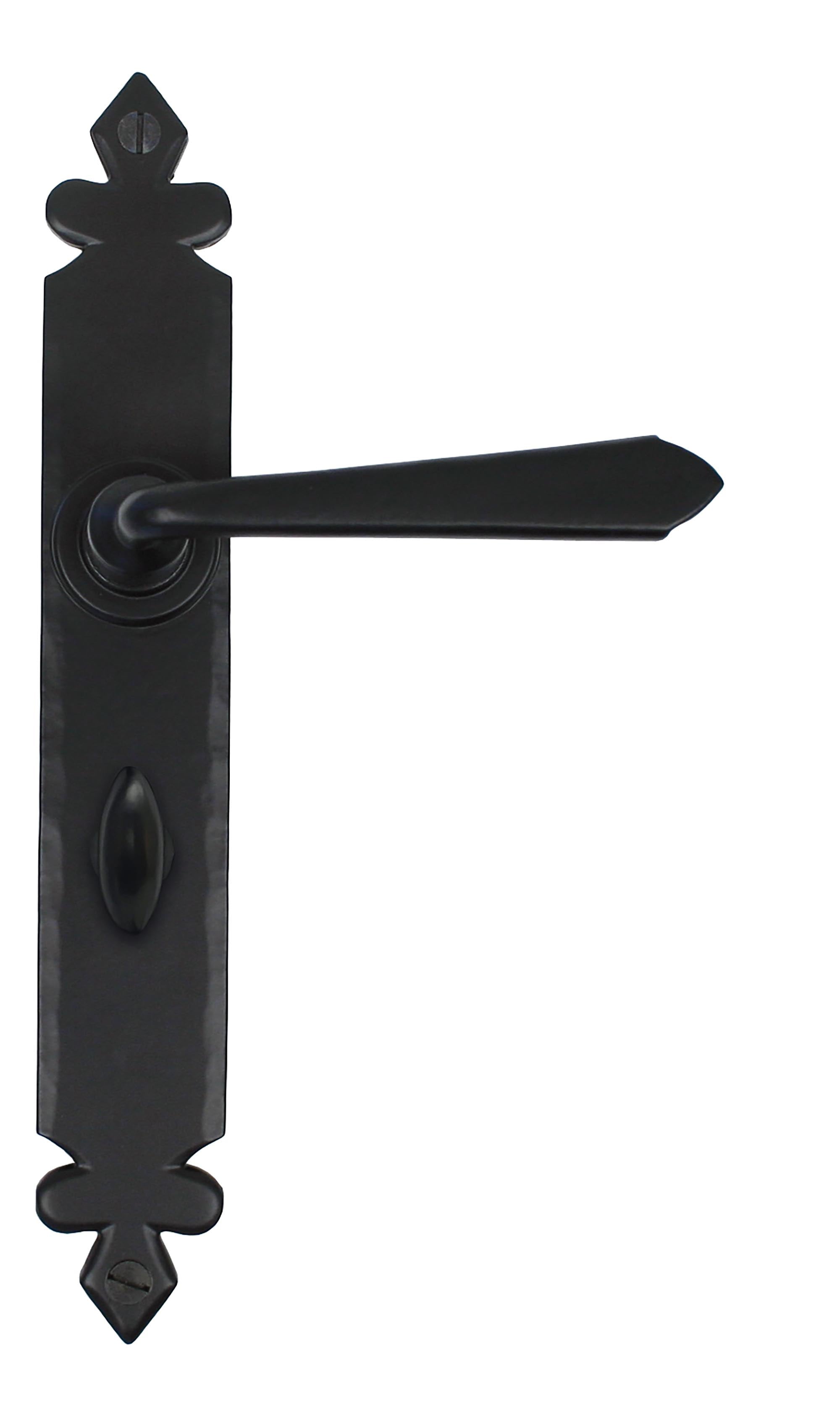 Black Cromwell Lever Bathroom Set