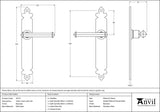 Tudor Lever Latch Set