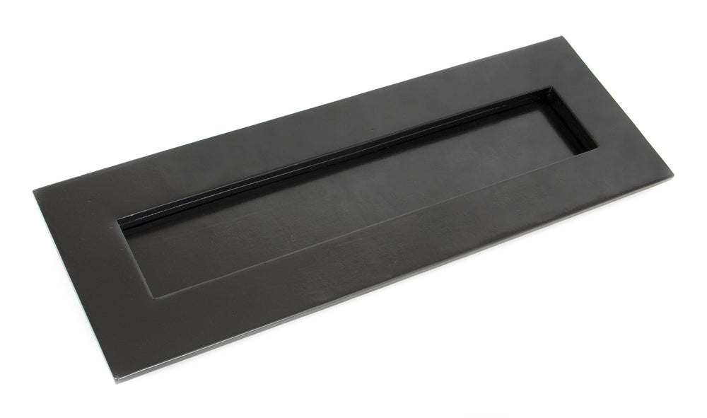 Black Large Letter Plate