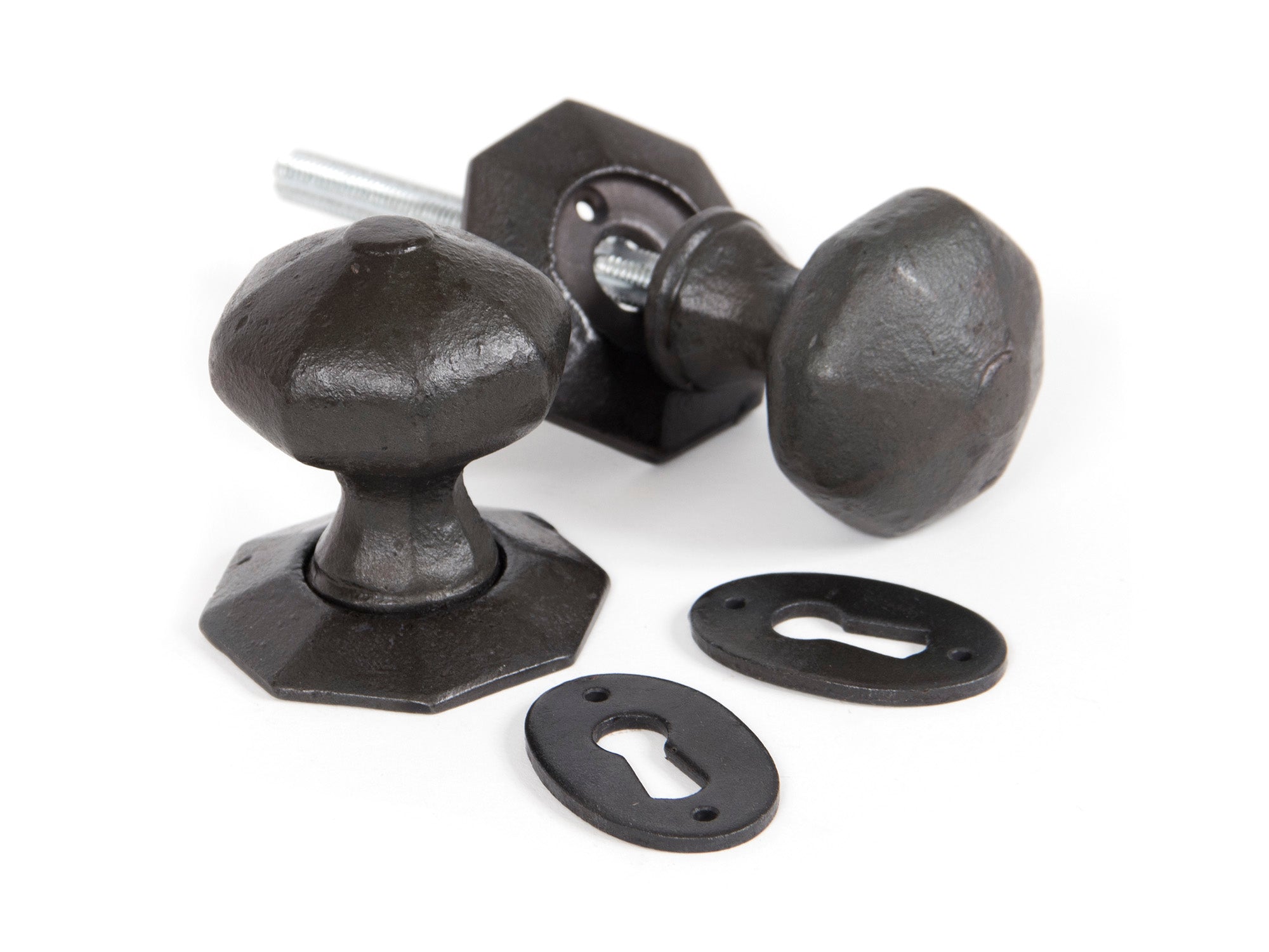Beeswax Octagonal Mortice/Rim Knob Set
