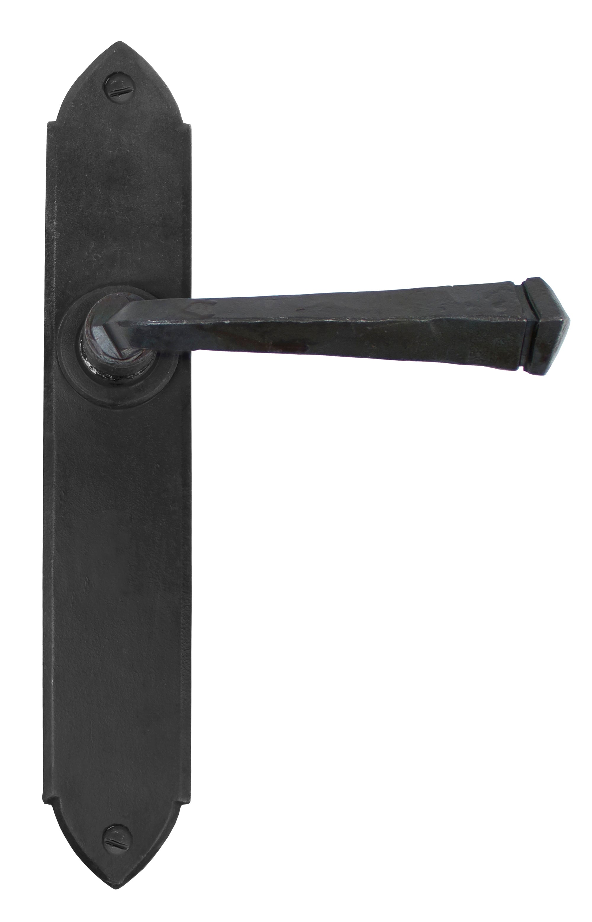Beeswax Gothic Lever Latch Set