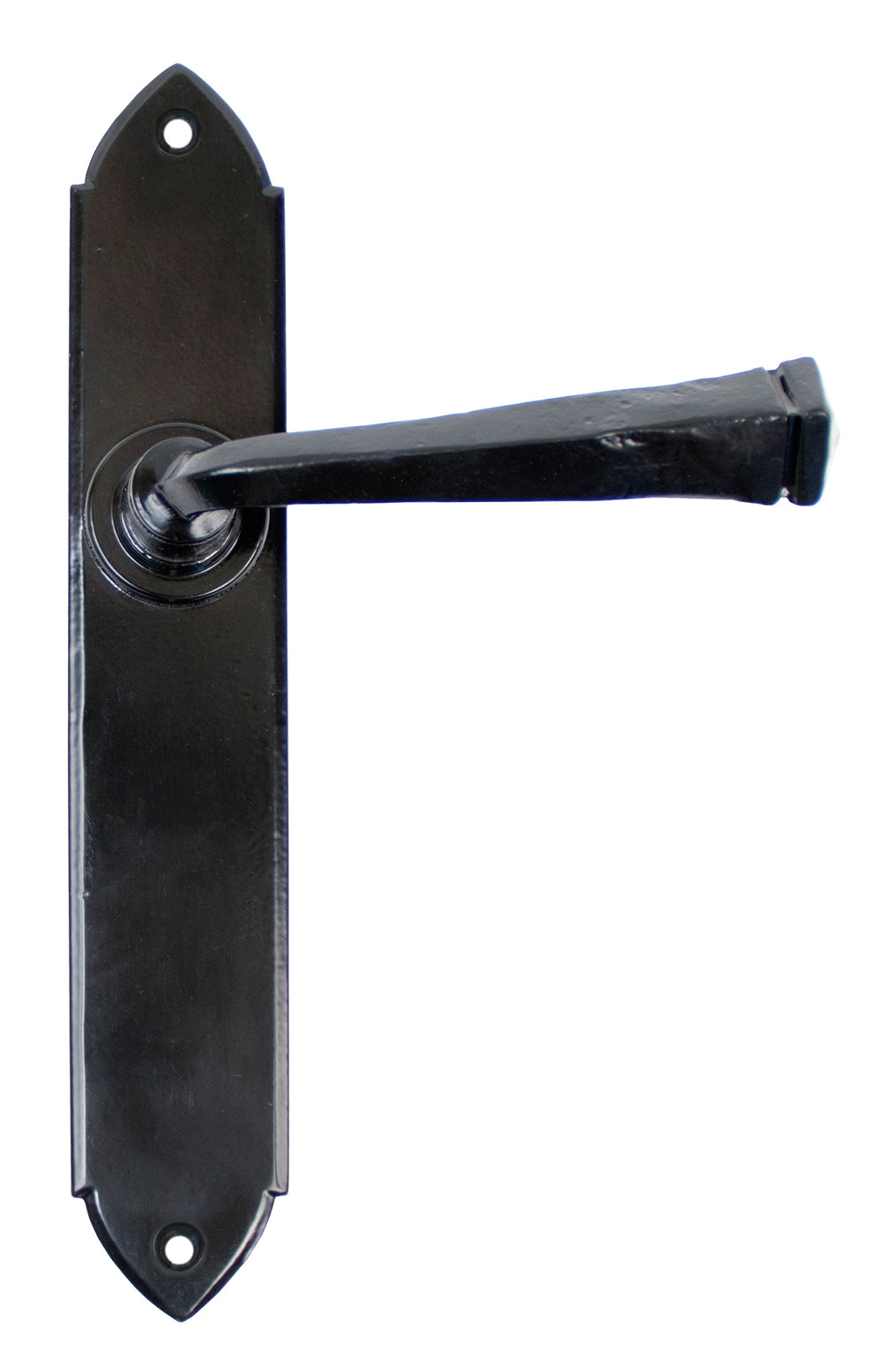 Black Gothic Lever Latch Set