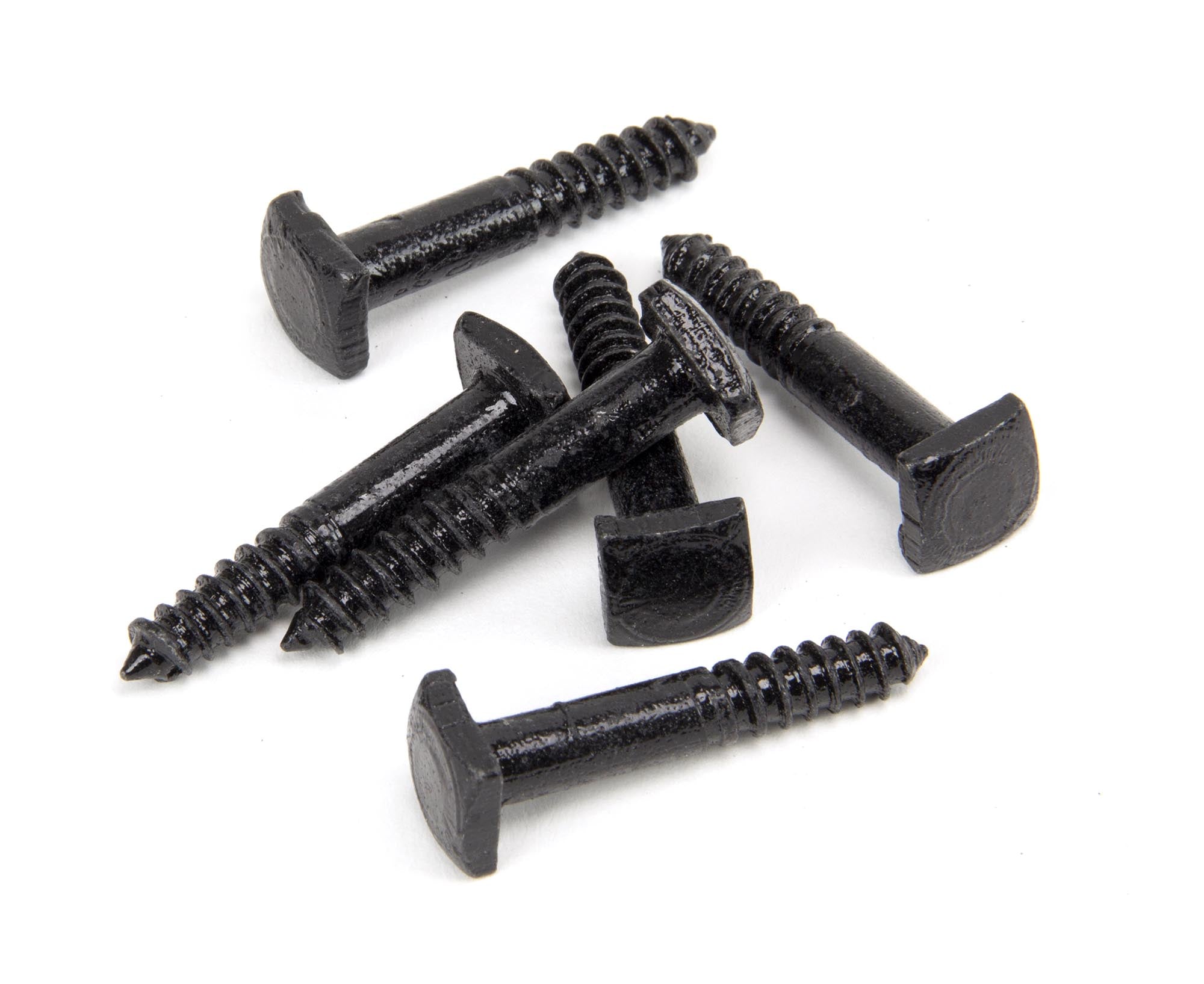 Black Lagg Bolt for Cottage Latch (6)