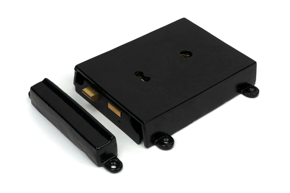 Black Rim Lock & Cast Iron Cover