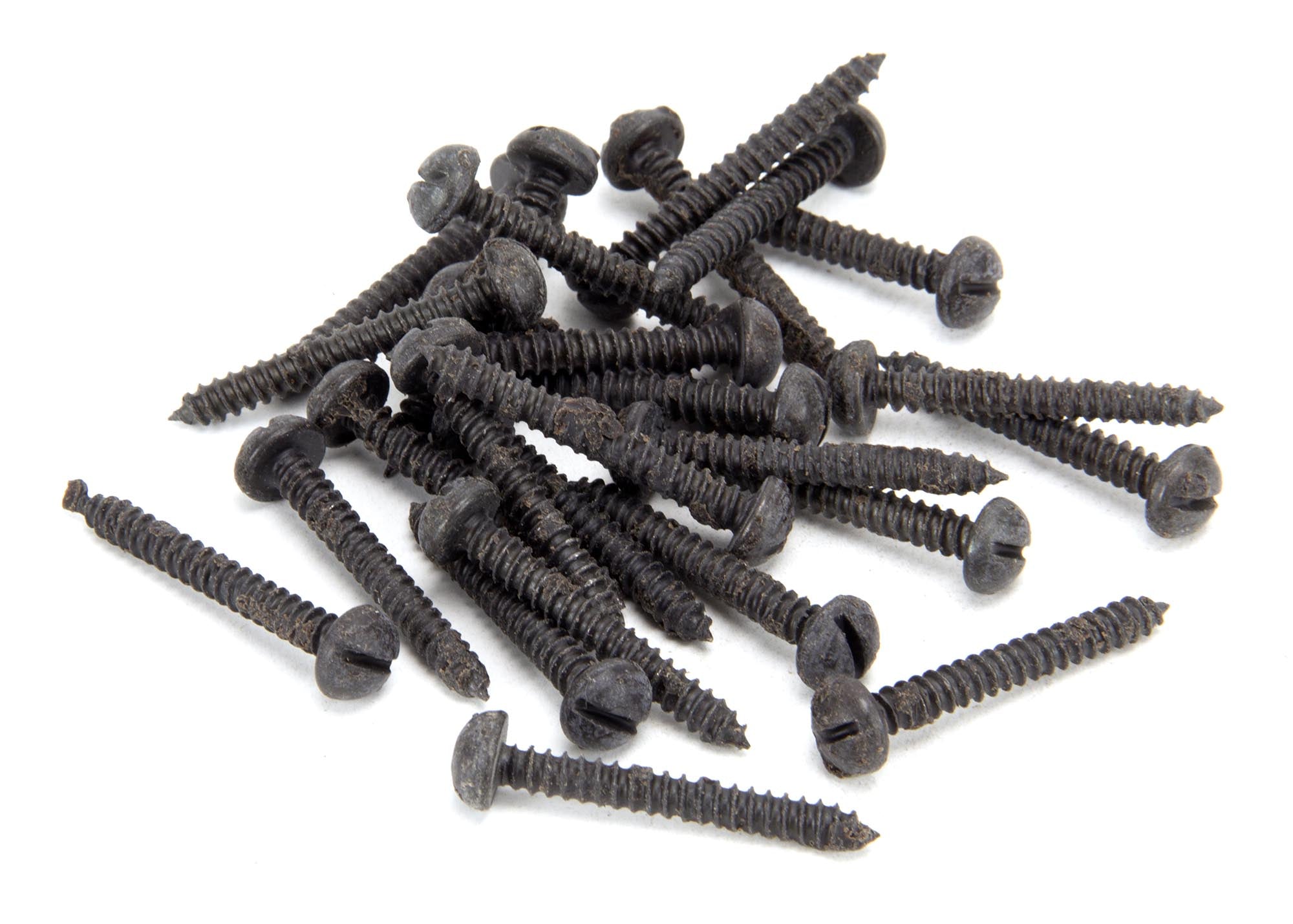 Beeswax 8 x 1¼" Round Head Screws (25)