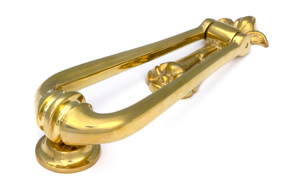 Polished Brass Loop Door Knocker