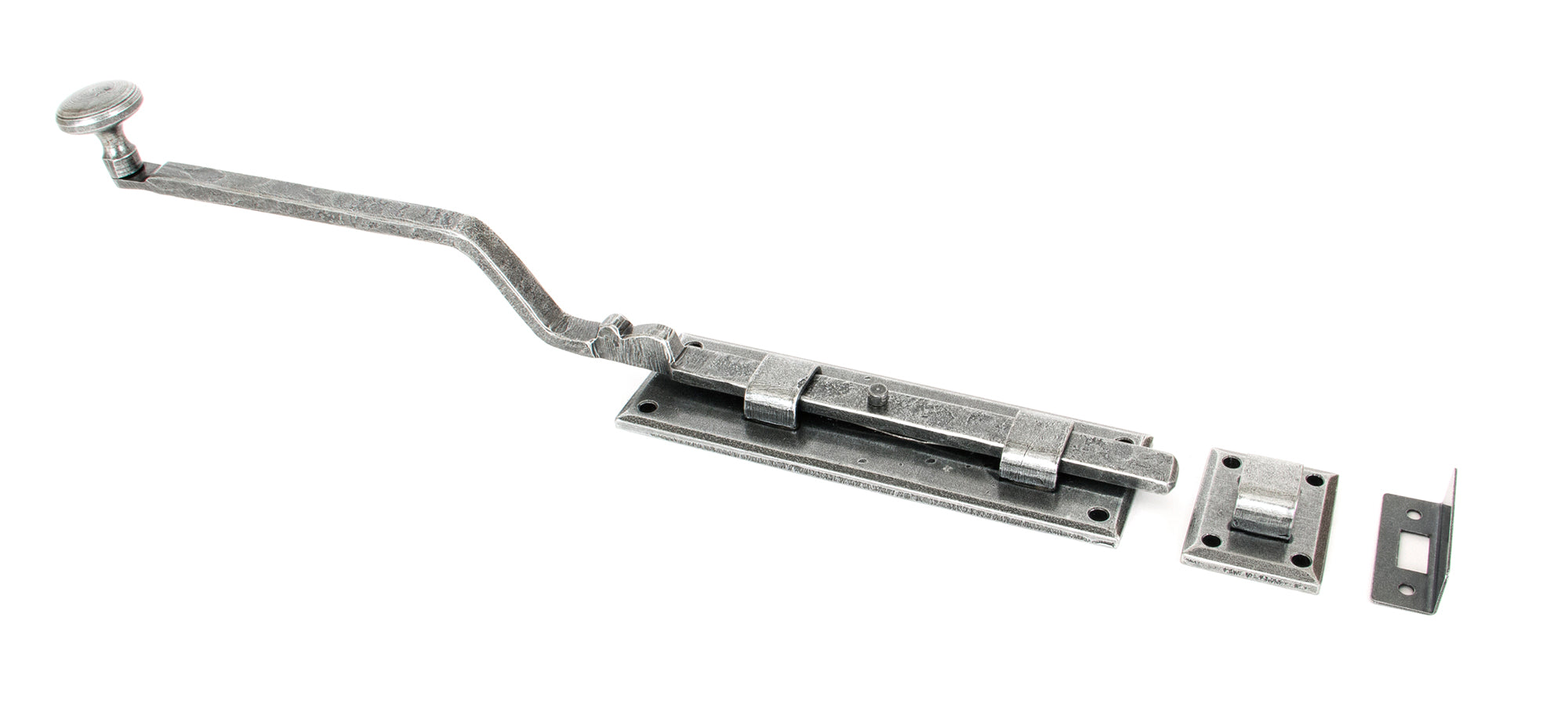 Pewter 6" French Door Bolt