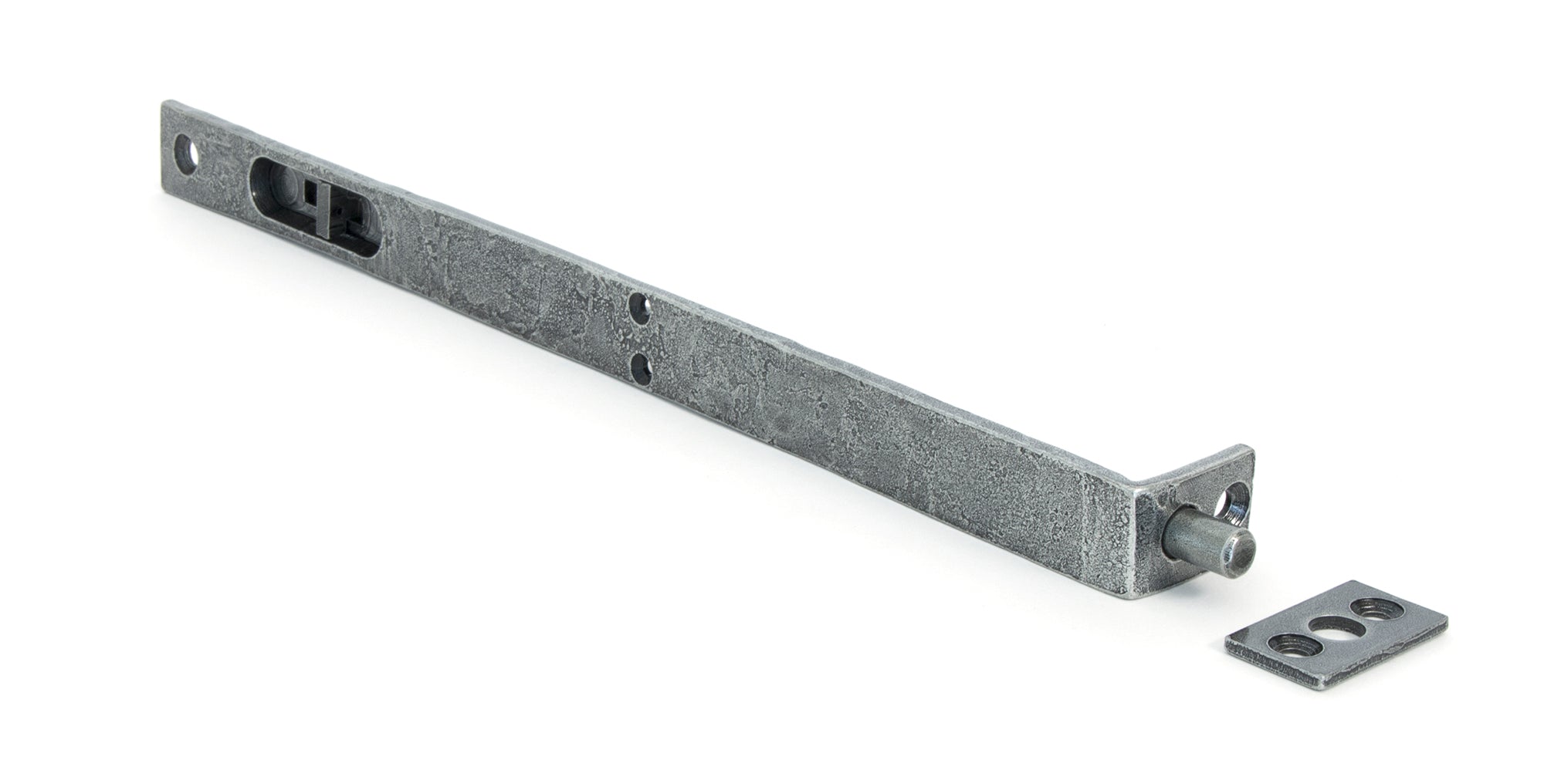 Pewter 12'' Flush/Slide Door Bolt