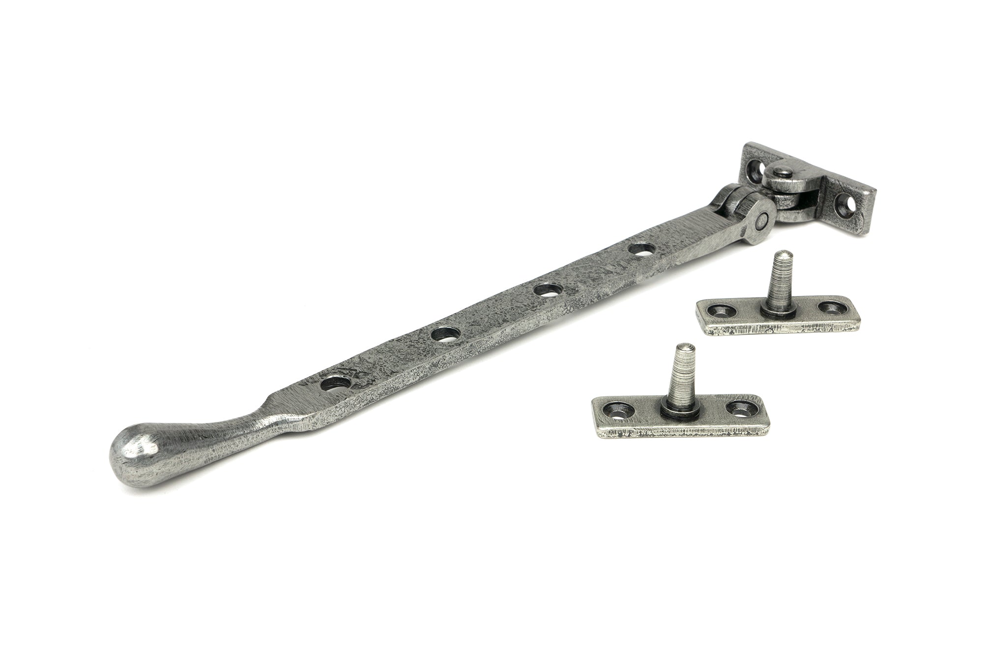 Pewter 10" Peardrop Stay