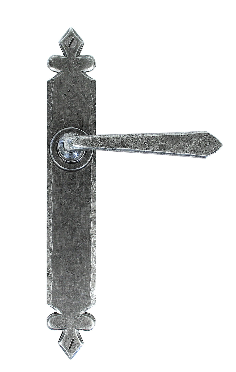 Pewter Cromwell Lever Latch Set