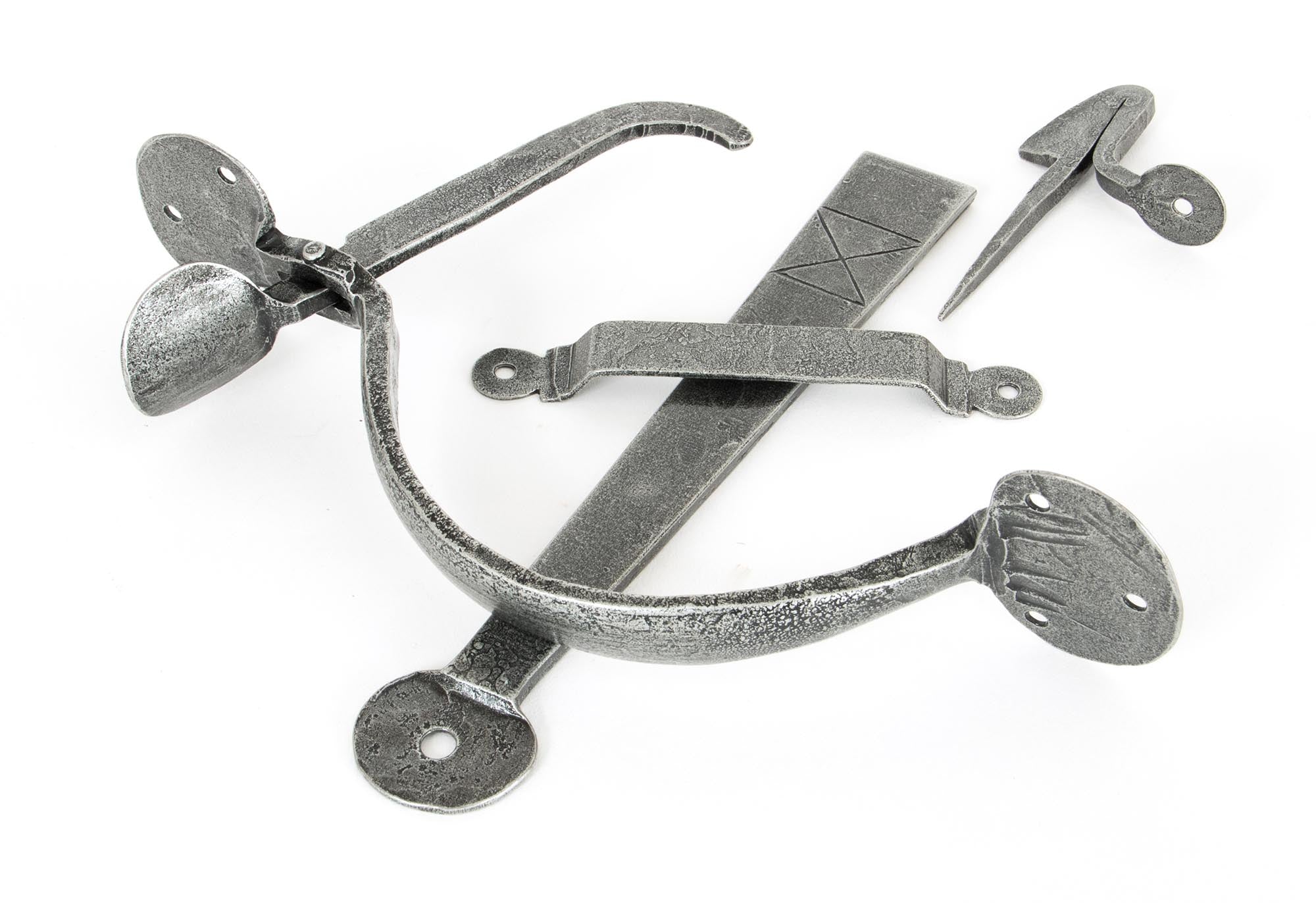 Pewter Heavy Bean Thumblatch