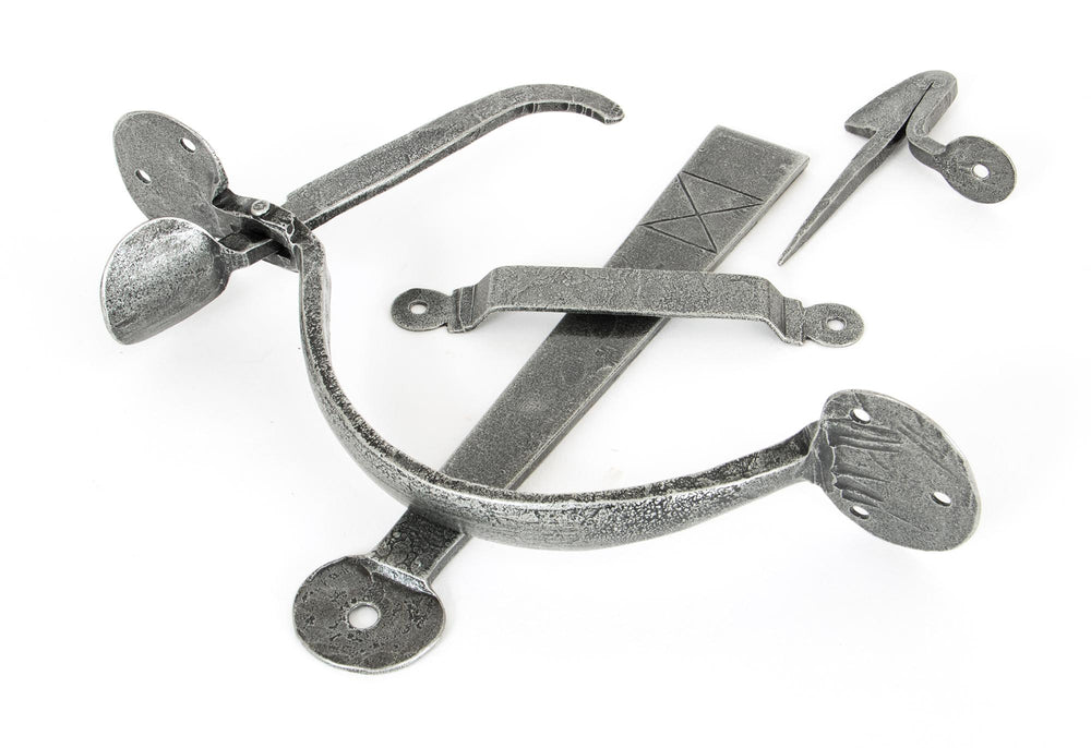 Pewter Heavy Bean Thumblatch